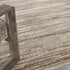 9' X 12' Ivory and Gray Abstract Non Skid Area Rug